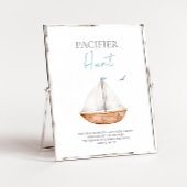 Schnuller Hunt Nautical Baby Duschzeichen Poster