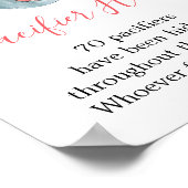 Schnuller Jagdspiel Mädchen Dusche Elefantenschild Poster (Ecke)