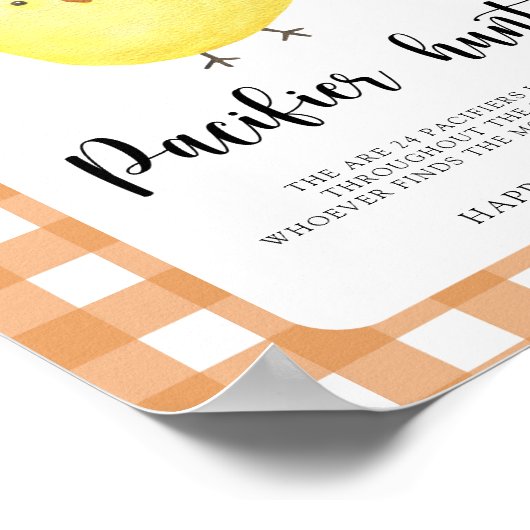 Schnuller-Jagdwild Poster (Ecke)