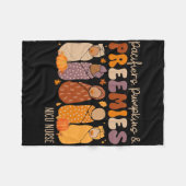 Schnuller Pumpkins und Preemies Fall Nicu Nurse Ha Fleecedecke (Vorderseite (Horizontal))