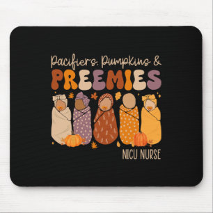 Schnuller Pumpkins und Preemies Fall Nicu Nurse Ha Mousepad