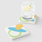 Schnuller Steinuntersetzer (Seitenansicht)