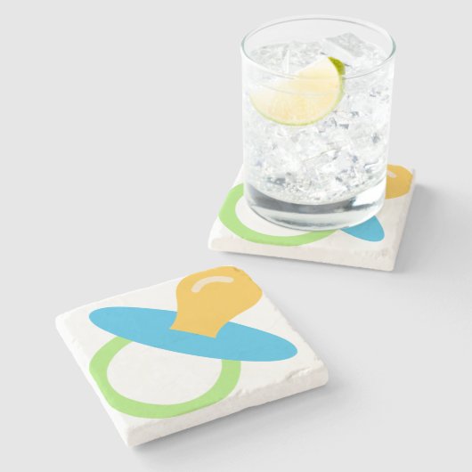 Schnuller Steinuntersetzer (Seitenansicht)