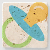 Schnuller Steinuntersetzer (Vorderseite)