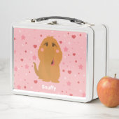 Schnupfe Herzen & Sterne Grafik Metall Brotdose (Beispiel)