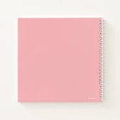 Schnupfe Herzen & Sterne Grafik Notizblock (Rückseite)