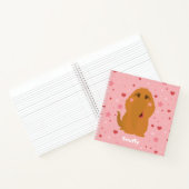 Schnupfe Herzen & Sterne Grafik Notizblock (Innenseite)