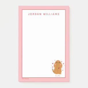 Schnupfe Herzen & Sterne Grafik Post-it Klebezettel