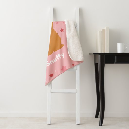 Schnupfe Herzen & Sterne Grafik Sherpadecke (Beispiel)