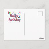 Schnupfen und halb so staubig postkarte (Rückseite)