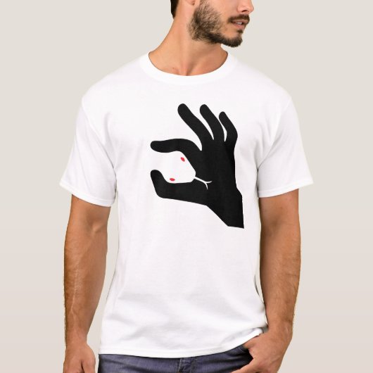 Schnuppern: Hand und Leckerei T-Shirt (Vorderseite)
