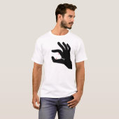 Schnuppern: Hand und Leckerei T-Shirt (Vorne ganz)