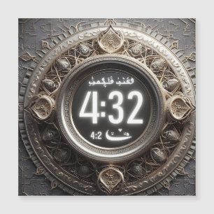 Schnuppern, Iftar, Suhoor und spirituelle Reflekti Magnetkarte