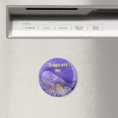 Schnuppern mit mir! Magnet spendet Lila Iris-Blume (In Situ (Geschirrspüler))