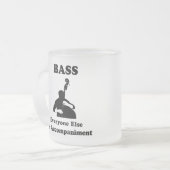 Schnur-Bass-Geschenk Mattglastasse (Vorderseite Links)