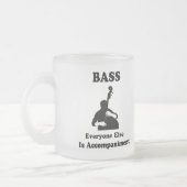 Schnur-Bass-Geschenk Mattglastasse (Links)