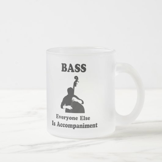 Schnur-Bass-Geschenk Mattglastasse (Rechts)