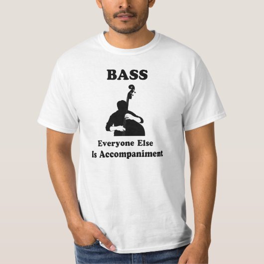 Schnur-Bass-Geschenk T-Shirt (Vorderseite)