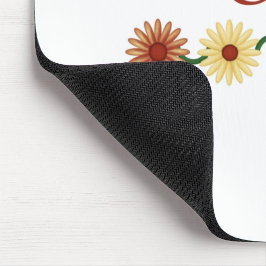 Schnur der Blumen-neuen Großmutter Mousepad (Ecke)