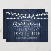 Schnur des glühenden einladung (Vorne/Hinten)