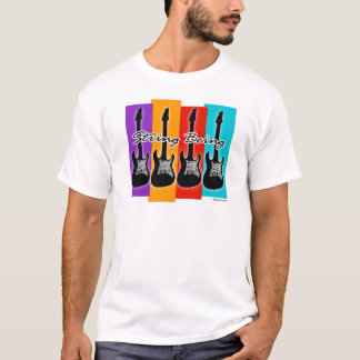Schnur, die Gitarren-Pop ist T-Shirt