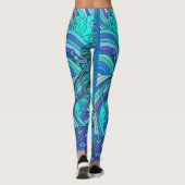 Schnur-Käse-Vorfall-Quallen-Quallen SCI Leggings (Rückseite)