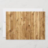 Schnur-rustikale Spitze-Hochzeits-Einladung Einladung (Rückseite)