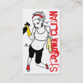 Schnur sauber (Briefmarkenkarte) Visitenkarte (Vorderseite)