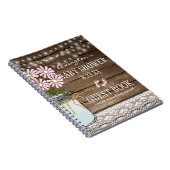 Schnur von Licht-Land-BabypartyGuestbook | Notizblock (Rechte Seite)