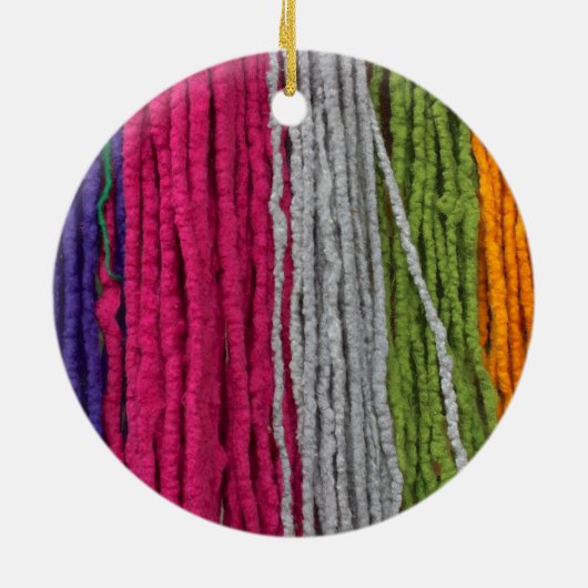 Schnüre des Filz-DIY Keramik Ornament (Hinten)