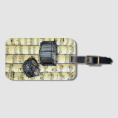 Schnüren auf Noten ~ Gepäckanhänger (Vorderseite (Horizontal))