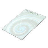 Schnüren aus dem Meer - benutzerdefinierte Notizbl Notizblock (angewinkelt)