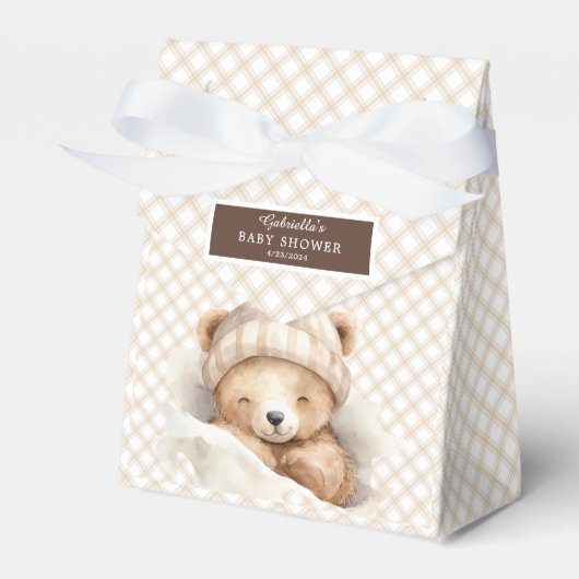 Schnüren Sie die Bärendusche Geschenkschachtel (Vorderseite)