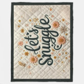 Schnüren wir das Design Fleecedecke (Vorderseite)