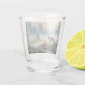 Schnürglas aus Stanzöl Schnapsglas (Rückseite)