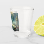 Schnürglas aus Stanzöl Schnapsglas (Rechts)
