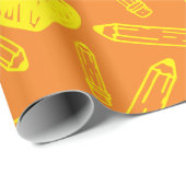 Schnurlose Schuhkarton- und Bleistiftverpackung Geschenkpapier (Rolleneckpunkt)