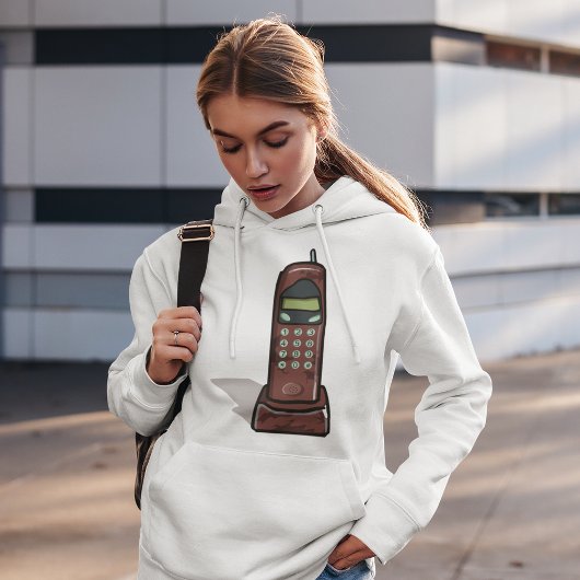 schnurloses Telefon Hoodie