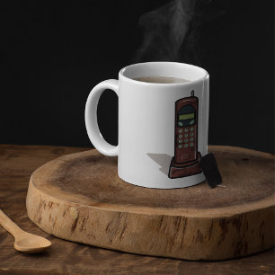 schnurloses Telefon Kaffeetasse
