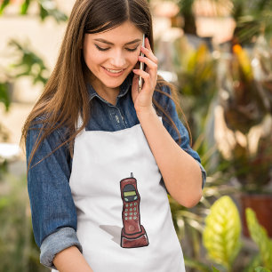 schnurloses Telefon Schürze