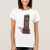 schnurloses Telefon T-Shirt (Vorderseite)