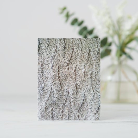 Schnürmuster Postkarte (Stehend Vorderseite)