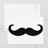 Schnurrbart 1.png postkarte (Vorne/Hinten)