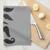 Schnurrbart-Anordnung Geschirrtuch (Viertel Falte)