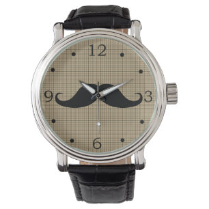 Schnurrbart Armbanduhr