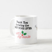 Schnurrbart-beste Chef-überhaupt Kaffee-Tasse Kaffeetasse (Vorderseite Links)