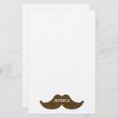 Schnurrbart Briefpapier (Vorne/Hinten)