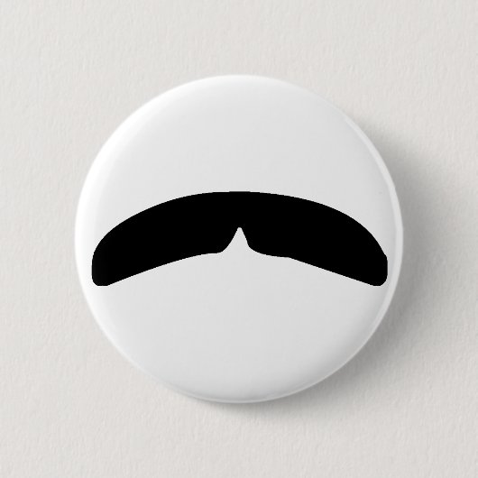 Schnurrbart Button (Vorderseite)