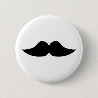 Schnurrbart Button