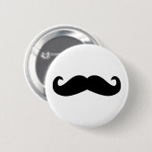Schnurrbart Button (Vorne & Hinten)